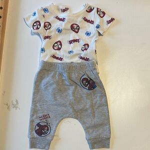 Marvel Baby Bodysuit and Pants Outfit